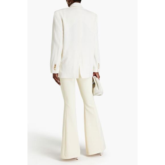 LOULOU STUDIO Ivory Harat Double-Breasted Stretch-Wool Blazer size XS - Picture 2 of 14